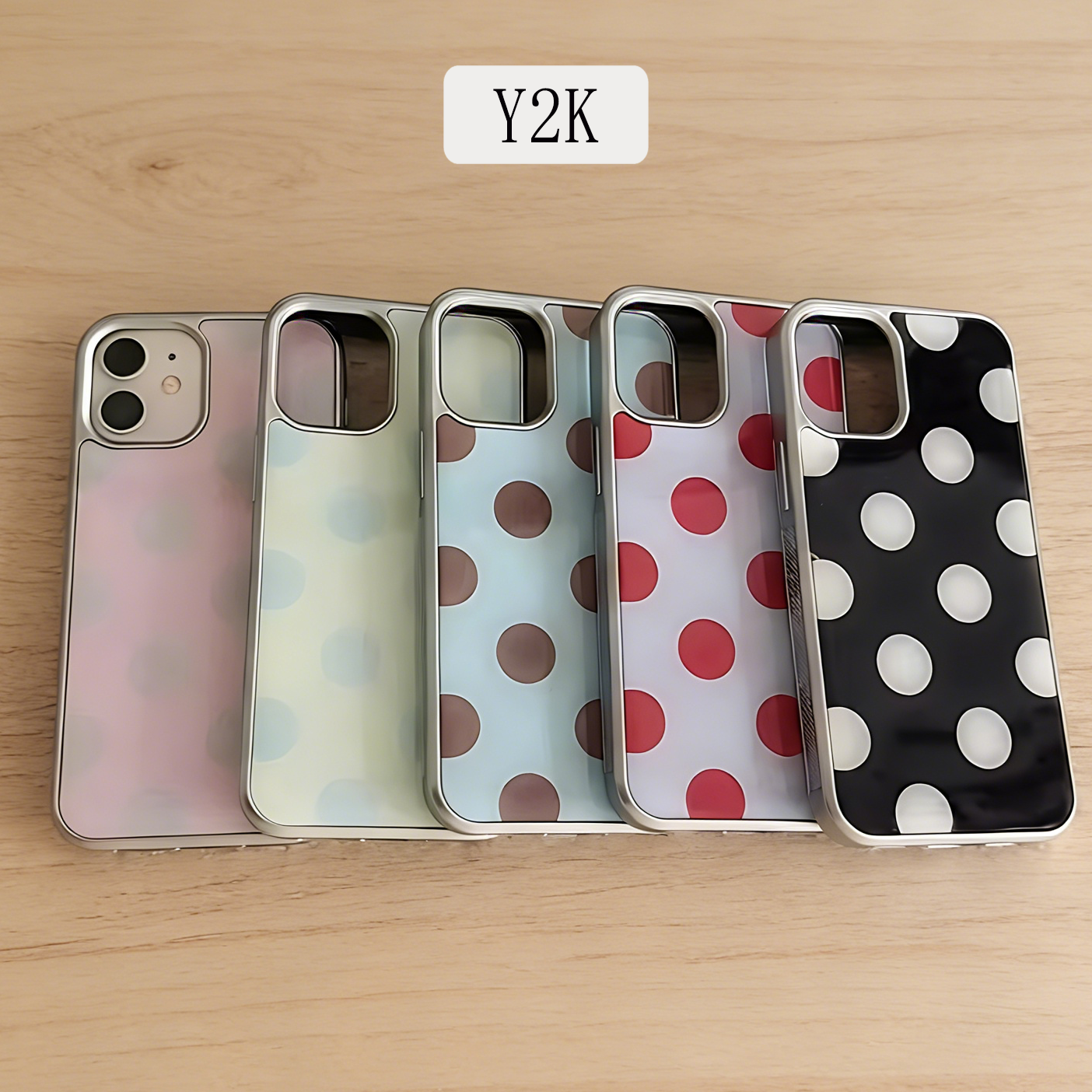 Phone Cases That Charge Your Phone - Korean Ins Polka Dot Phone Case