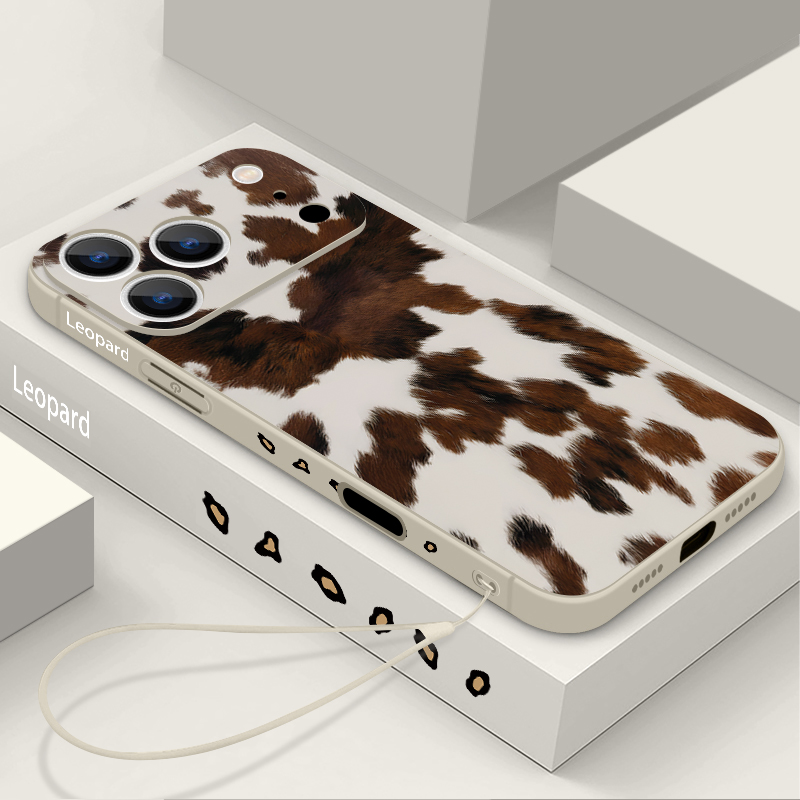 Phone Cases Iphone 15 Pro Max - Leopard Print TPU Phone Case For