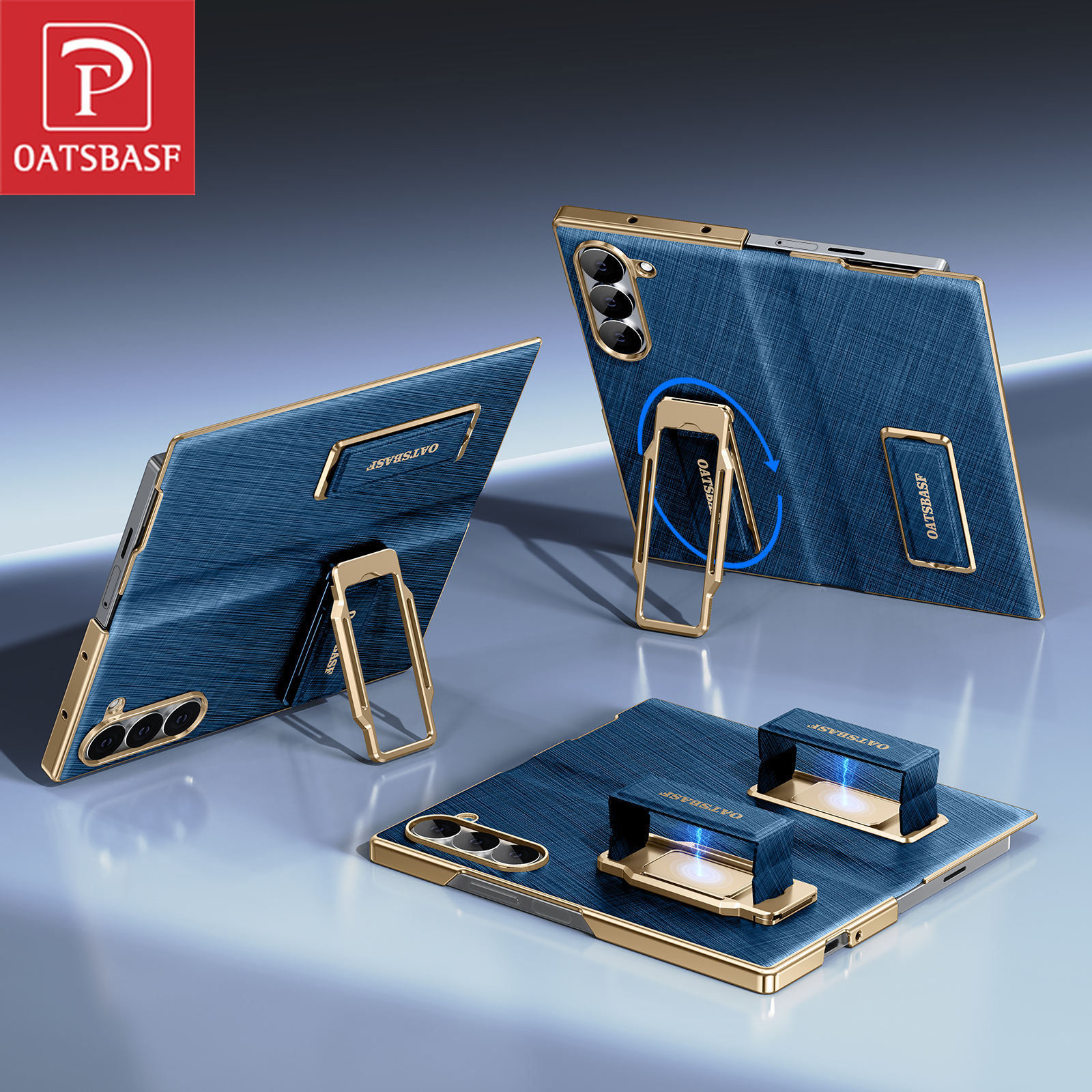 Phone Cases With Loop - Oatsbasf Dual Strap Leather Phone Case