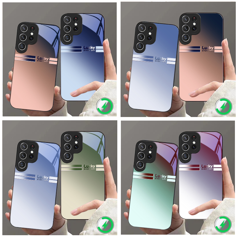 Phone Cases Purple - Purple Gradient Diagram Suitable For Samsung