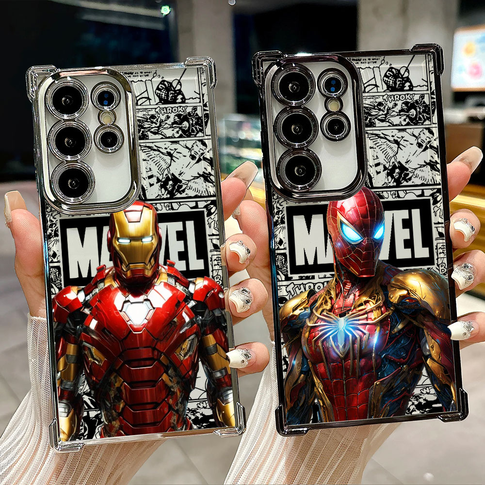 Phone Cases Galaxy S26 - Marvel Spiderman Ironman Comic Case For