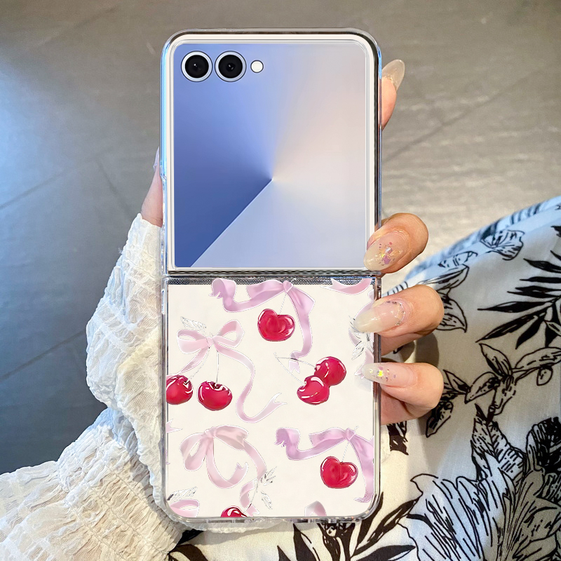Cherry Bow Pattern Phone Case  - Phone Cases Z Fold 4 recension och pris