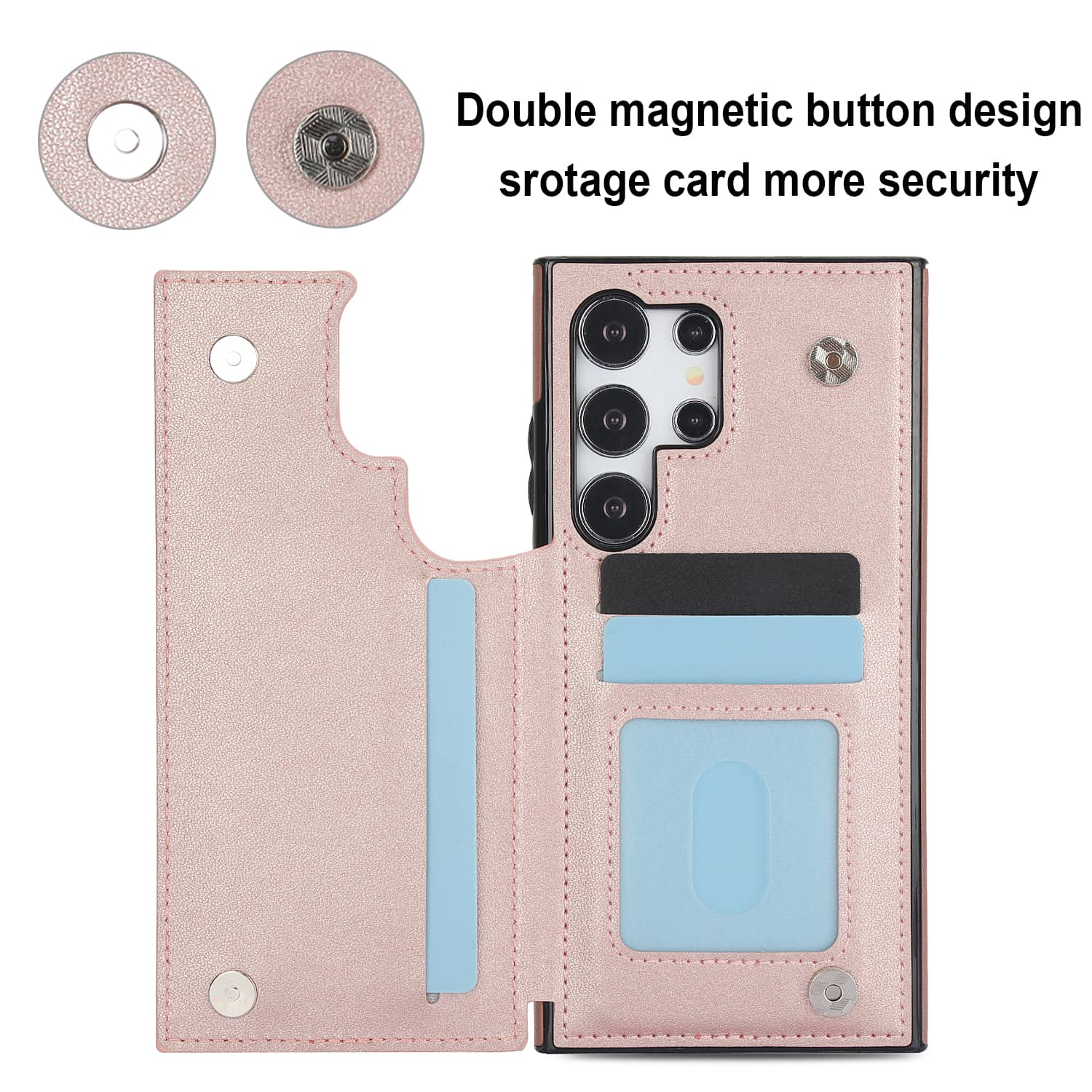 For Samsung Galaxy S25 Ultra S - Leather Folio Wallet Case recension och pris