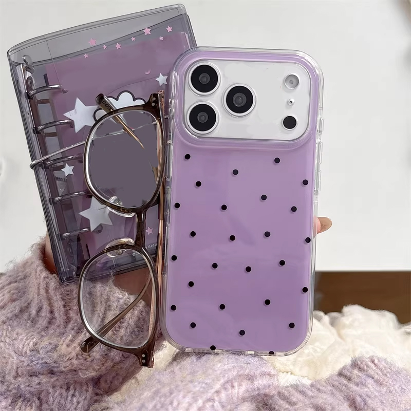 Korean Ins Girl Simple Purple  - Phone Cases Purple recension och pris