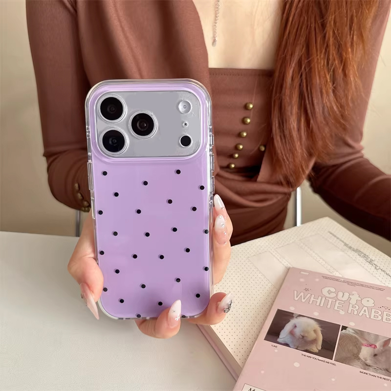 Korean Ins Girl Simple Purple  - Phone Cases Purple recension och pris