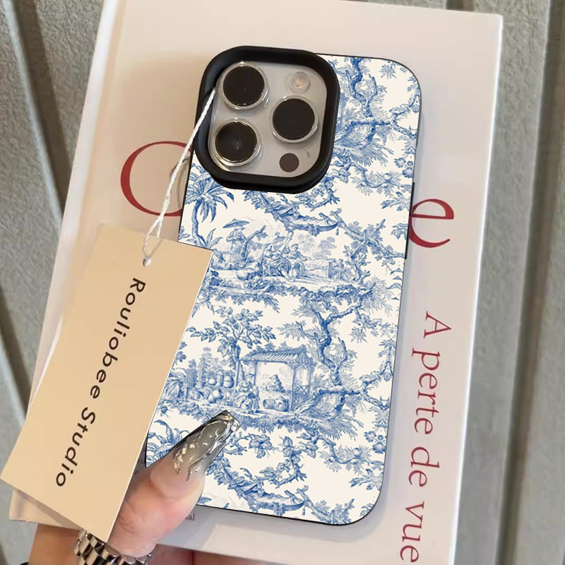 Fashion Blue White Porcelain P - Phone Cases Xs Max recension och pris