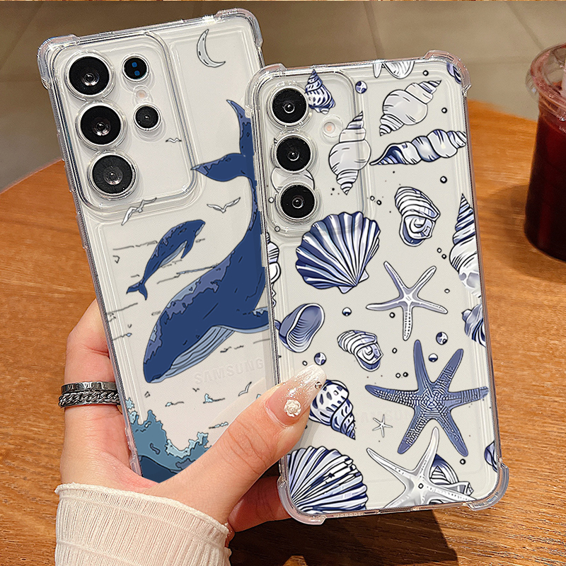 Whale Turtle Pattern Clear Pho - Phone Cases Galaxy S26 recension och pris