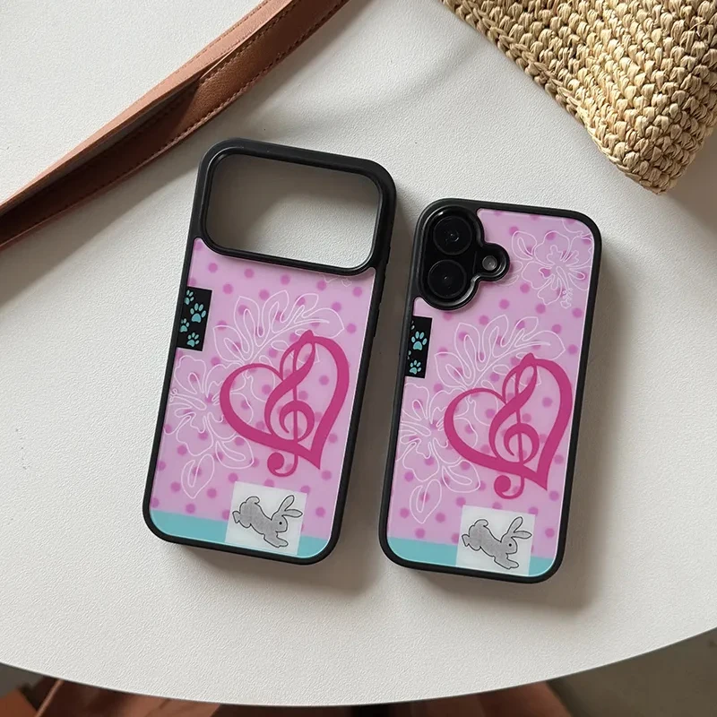 Fashion Cute Girl Pink Rabbit  - Phone Cases Cool Girl recension och pris