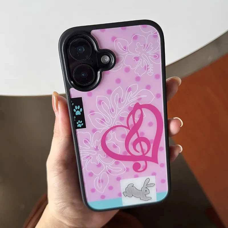 Fashion Cute Girl Pink Rabbit  - Phone Cases Cool Girl recension och pris