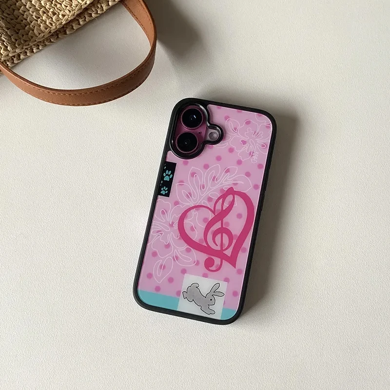 Fashion Cute Girl Pink Rabbit  - Phone Cases Cool Girl recension och pris