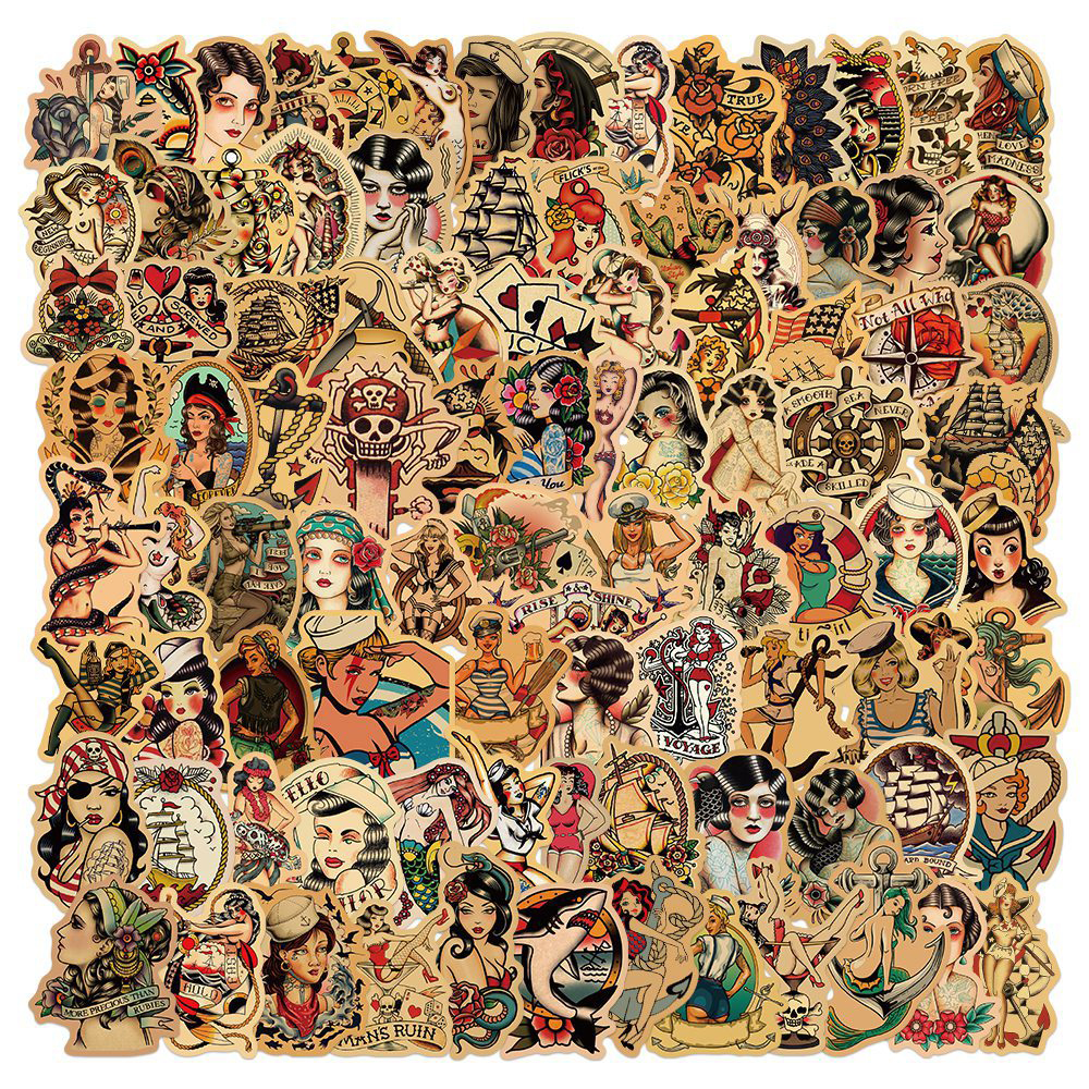 10/30/50/100pcs Vintage Old Sc - Phone Cases Cool Girl recension och pris