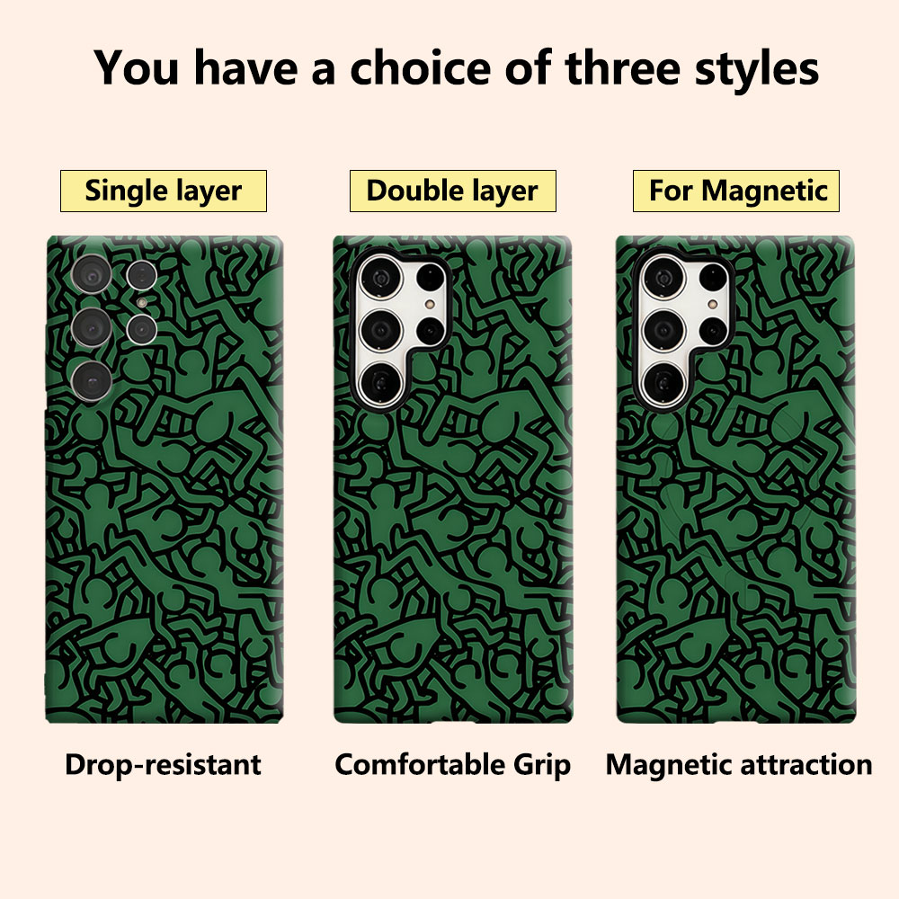 K-Keith-s H-Haring-s Inspired  - Phone Cases Galaxy S26 recension och pris