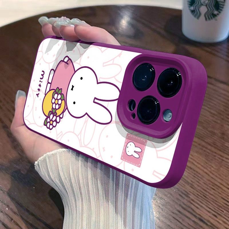 Miffy Cute Anime Cartoon Coupl - Phone Cases Cool Girl recension och pris
