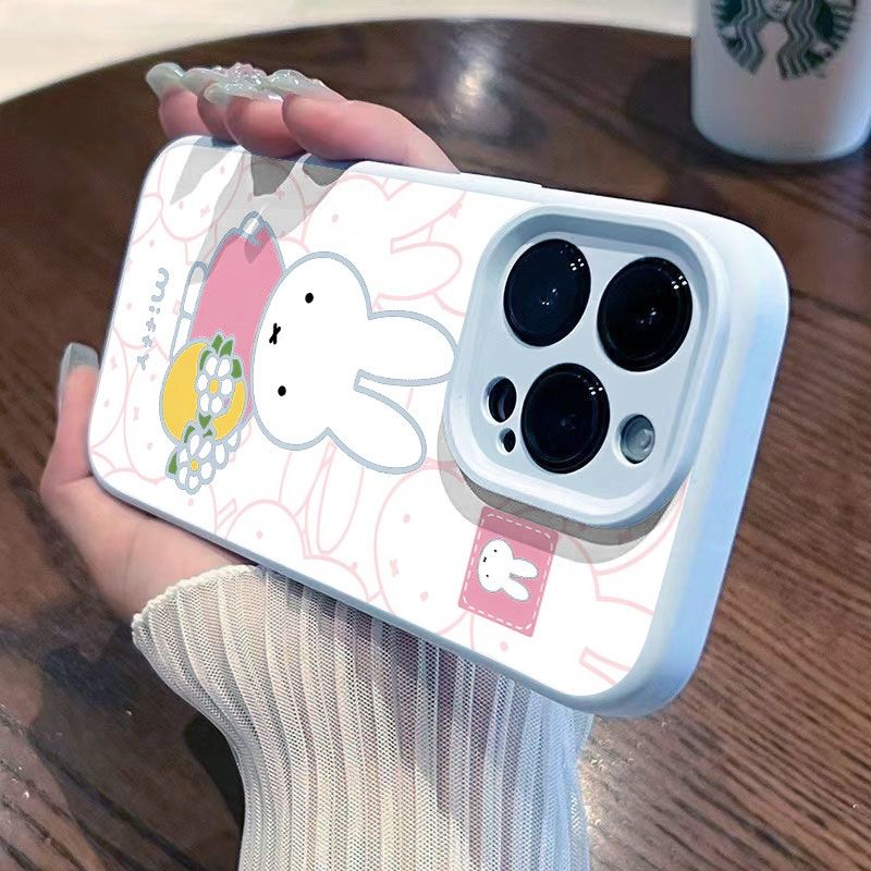 Miffy Cute Anime Cartoon Coupl - Phone Cases Cool Girl recension och pris