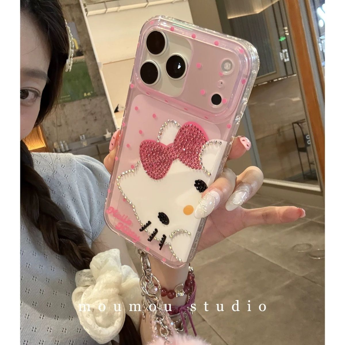 Cartoon Diamond Hello Kitty Ph - Phone Cases Cool Girl recension och pris