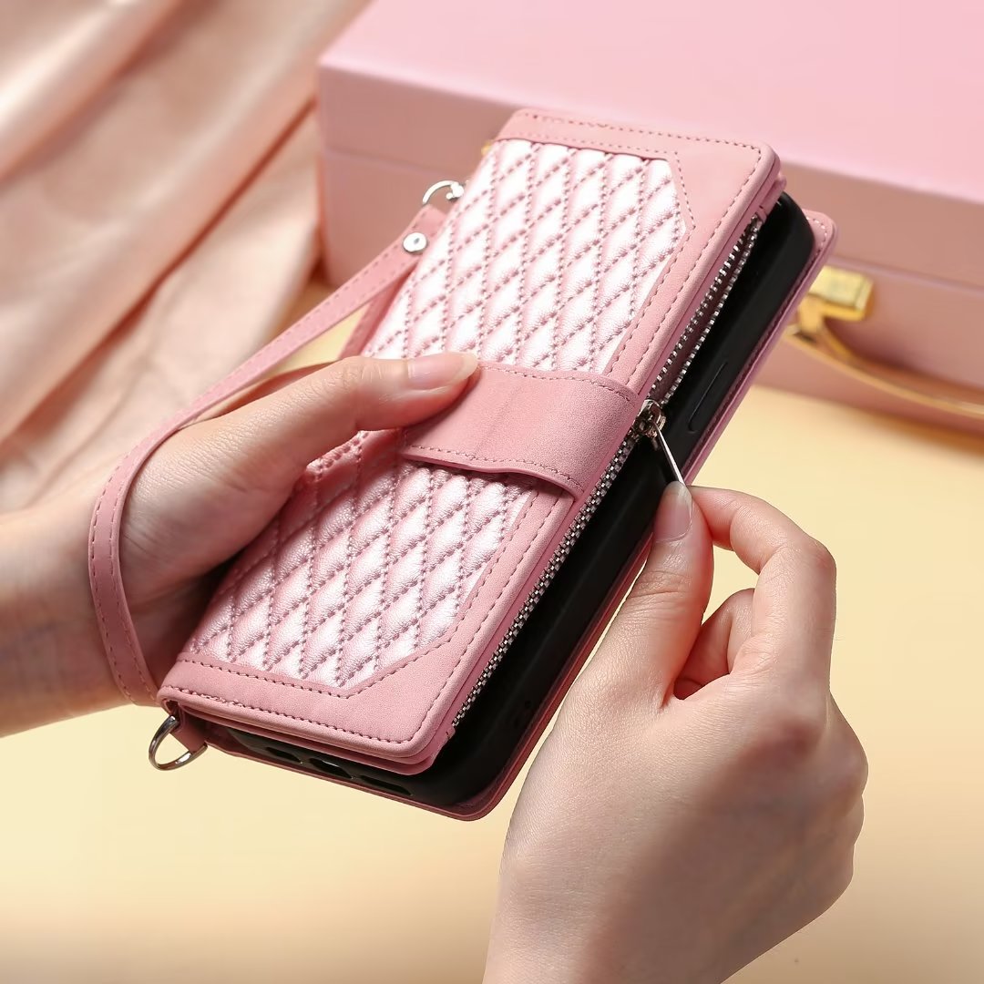 For MOTO One Action Fashion Sm - Leather Folio Wallet Case recension och pris