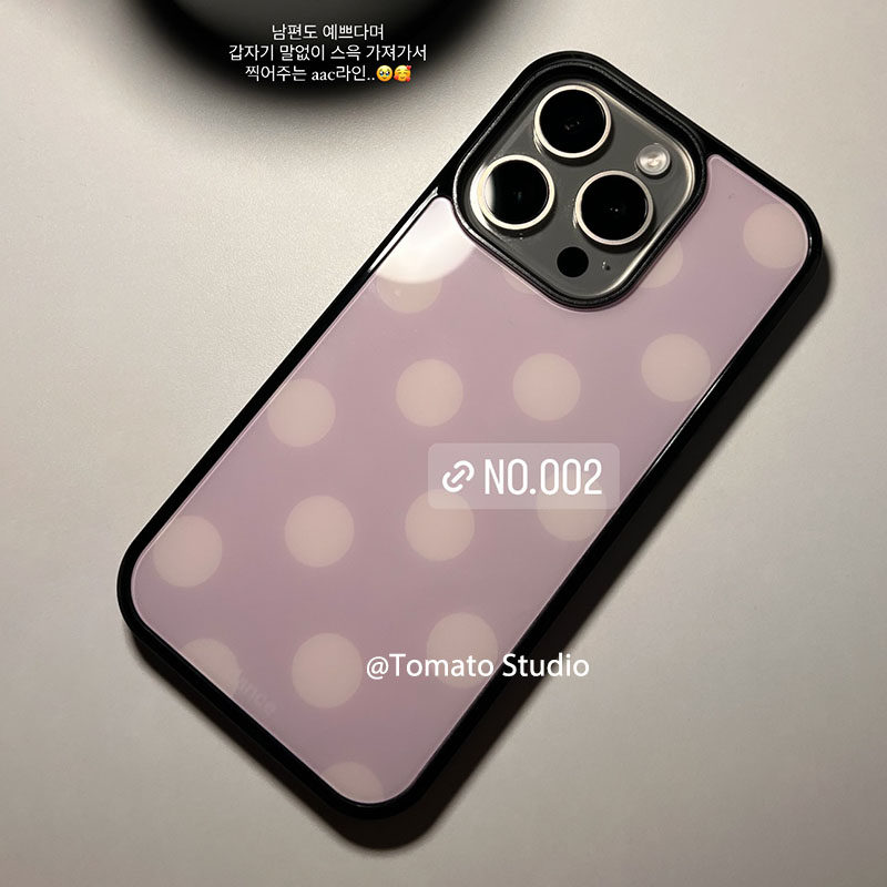 Korean Ins Fashion Purple Polk - Phone Cases Purple recension och pris