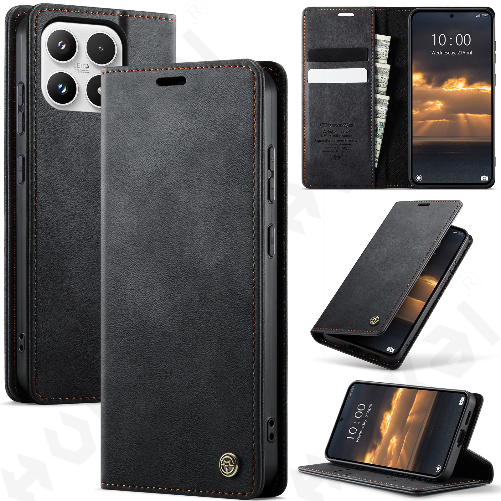 Case For Xiaomi 17 4G 5G Walle - Leather Folio Wallet Case recension och pris