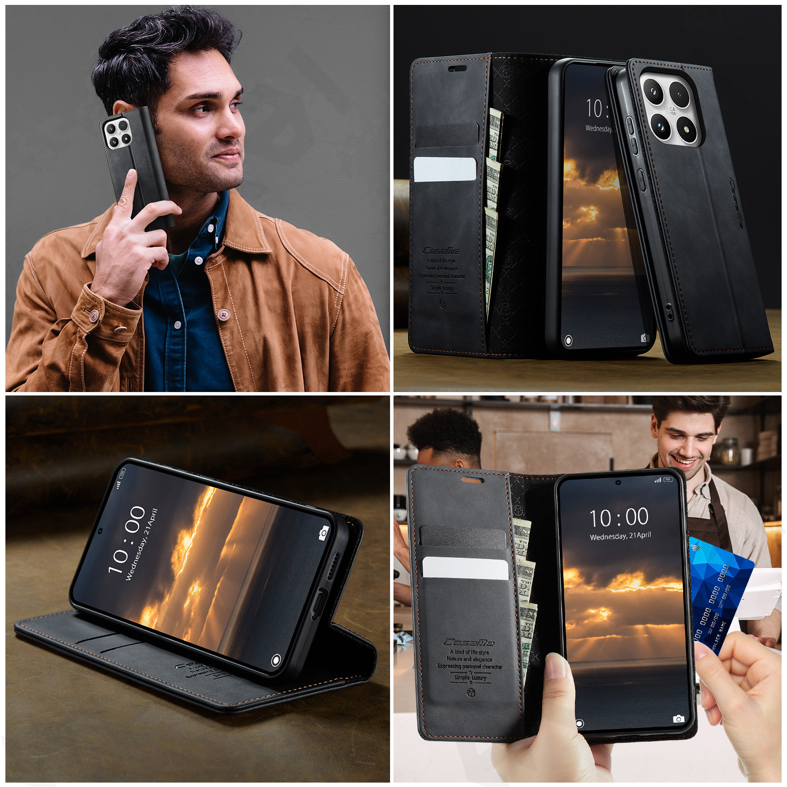 Case For Xiaomi 17 4G 5G Walle - Leather Folio Wallet Case recension och pris