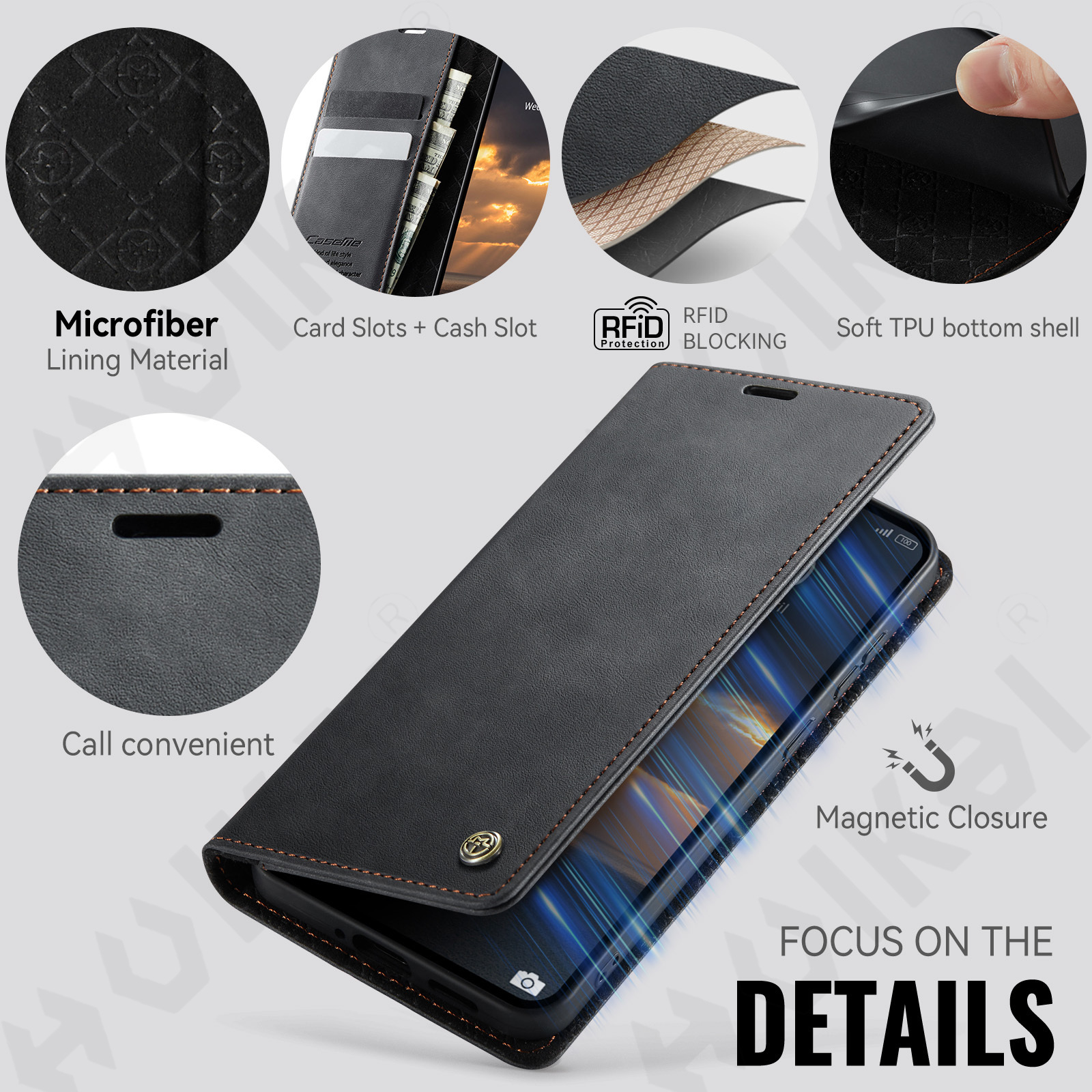 Case For Xiaomi 17 4G 5G Walle - Leather Folio Wallet Case recension och pris
