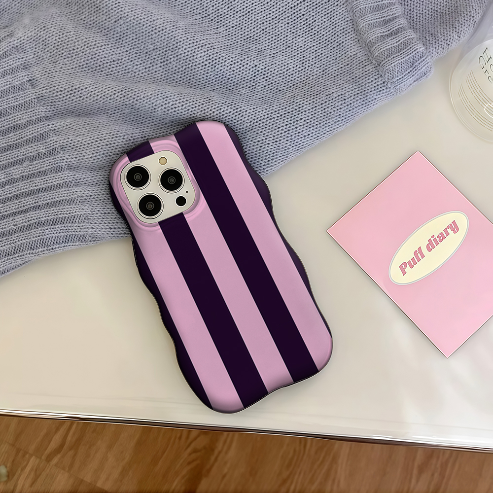 Luxury Wave Deep Purple & Blus - Phone Cases Purple recension och pris
