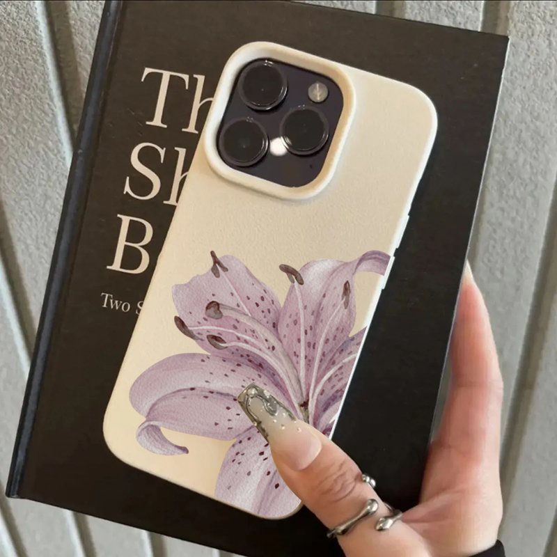 Purple Lily Flower Phone Case  - Phone Cases Purple recension och pris