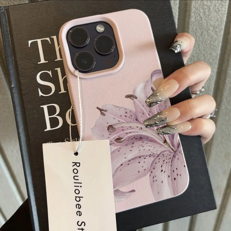 Purple Lily Flower Phone Case  - Phone Cases Purple recension och pris