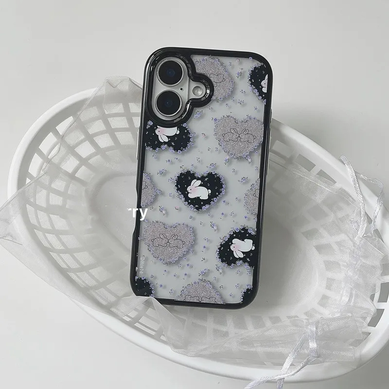 Ins Korean Retro Girl Love Rab - Phone Cases Purple recension och pris