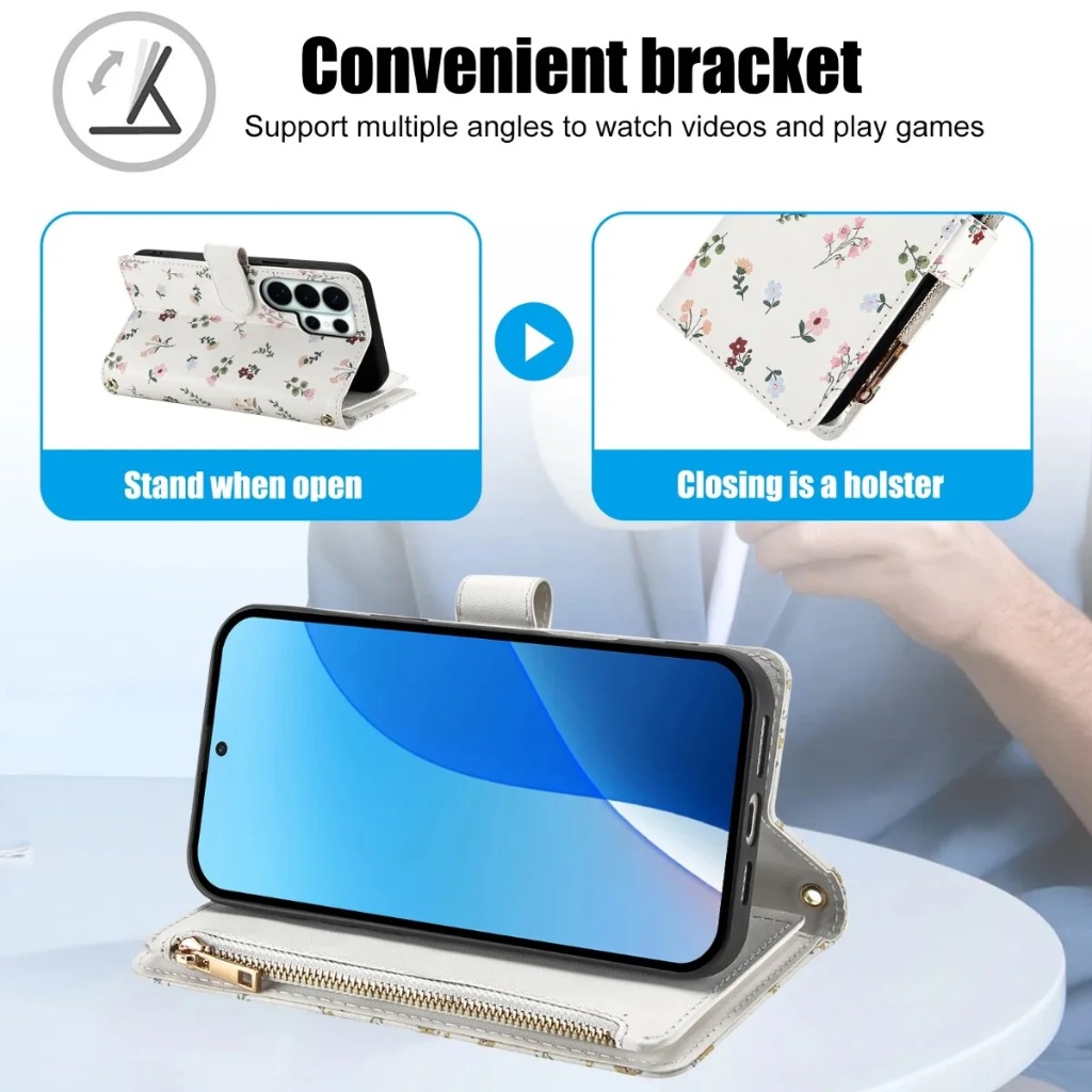 Zipper Card Holder Wallet Cros - Phone Cases With Loop recension och pris