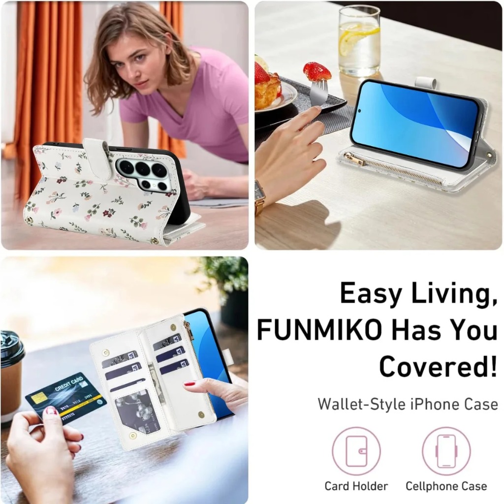 Zipper Card Holder Wallet Cros - Phone Cases With Loop recension och pris