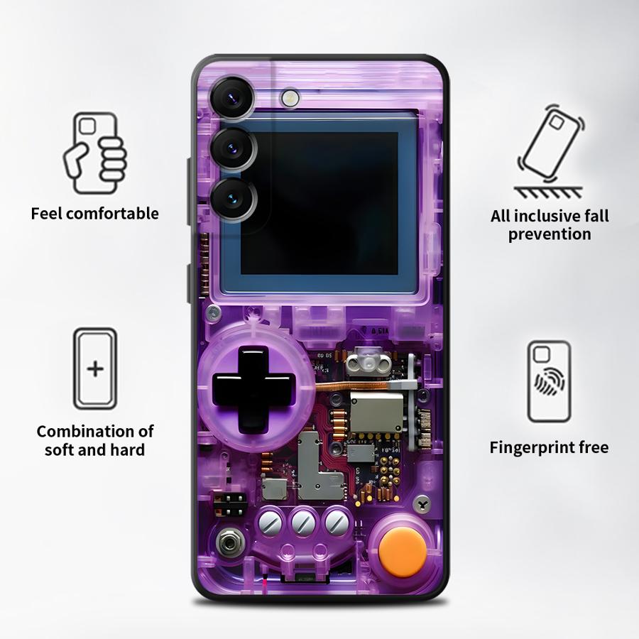 Purple Gaming Console Phone Co - Phone Cases Purple recension och pris