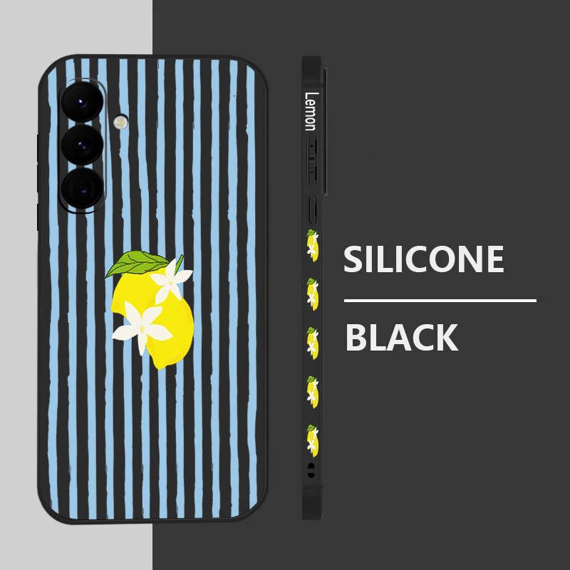 Stripe Lemon Print TPU Phone C - Phone Cases Galaxy S26 recension och pris