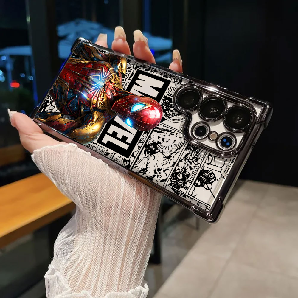 Marvel Spiderman Ironman Comic - Phone Cases Galaxy S26 recension och pris