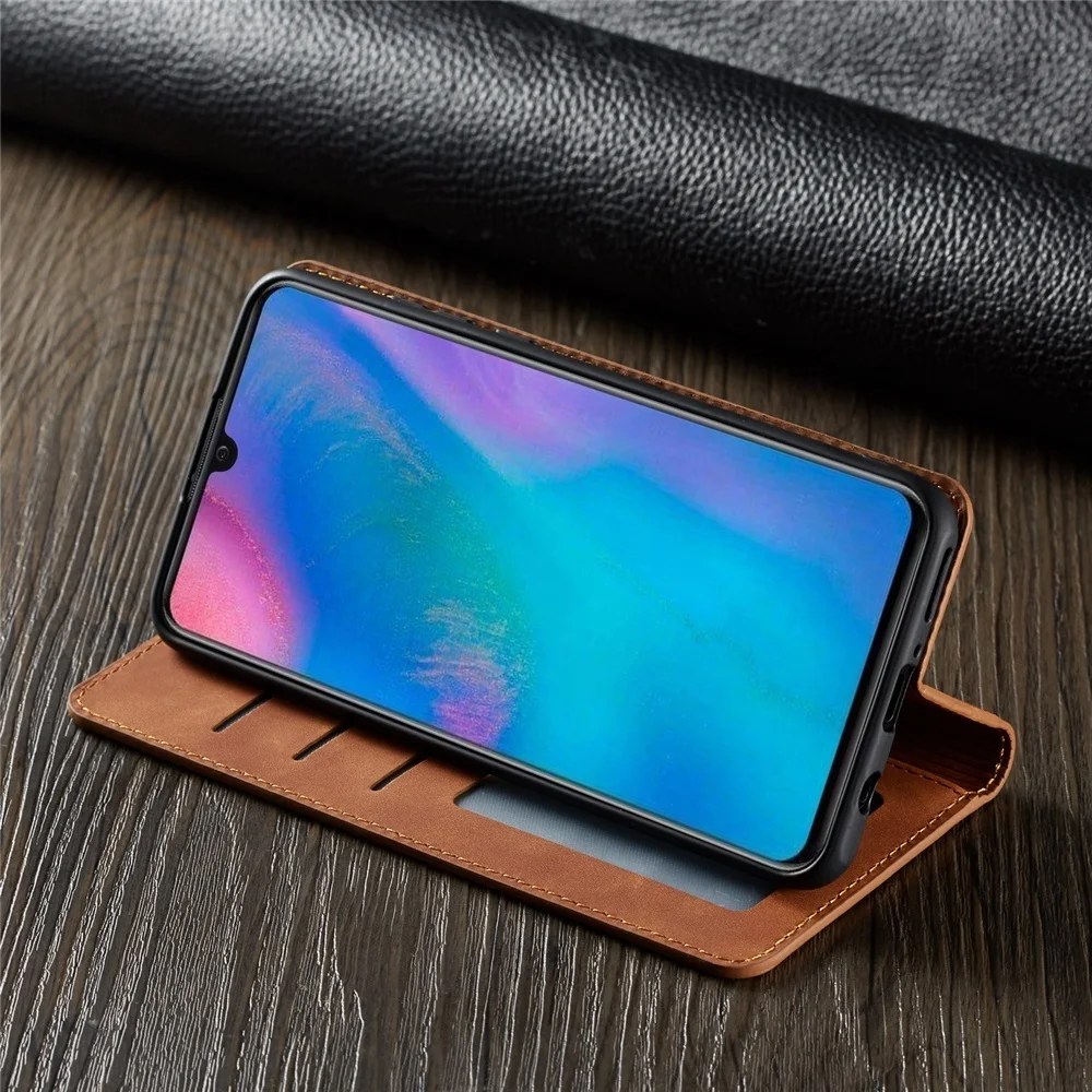 Leather Wallet Case for Huawei - Leather Folio Wallet Case recension och pris
