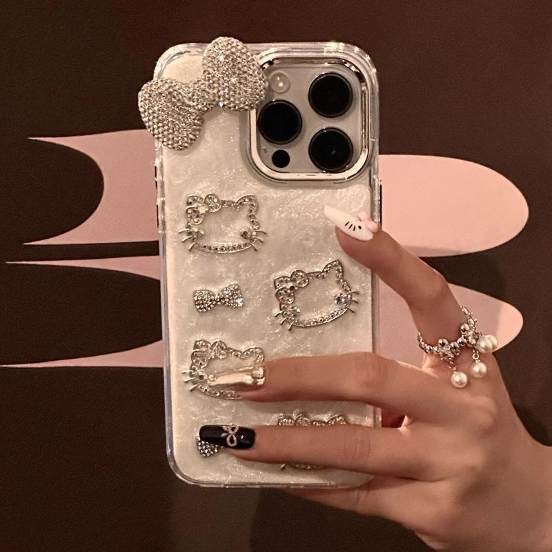 Cartoon Hello Kitty Anime Diam - Phone Cases Cool Girl recension och pris