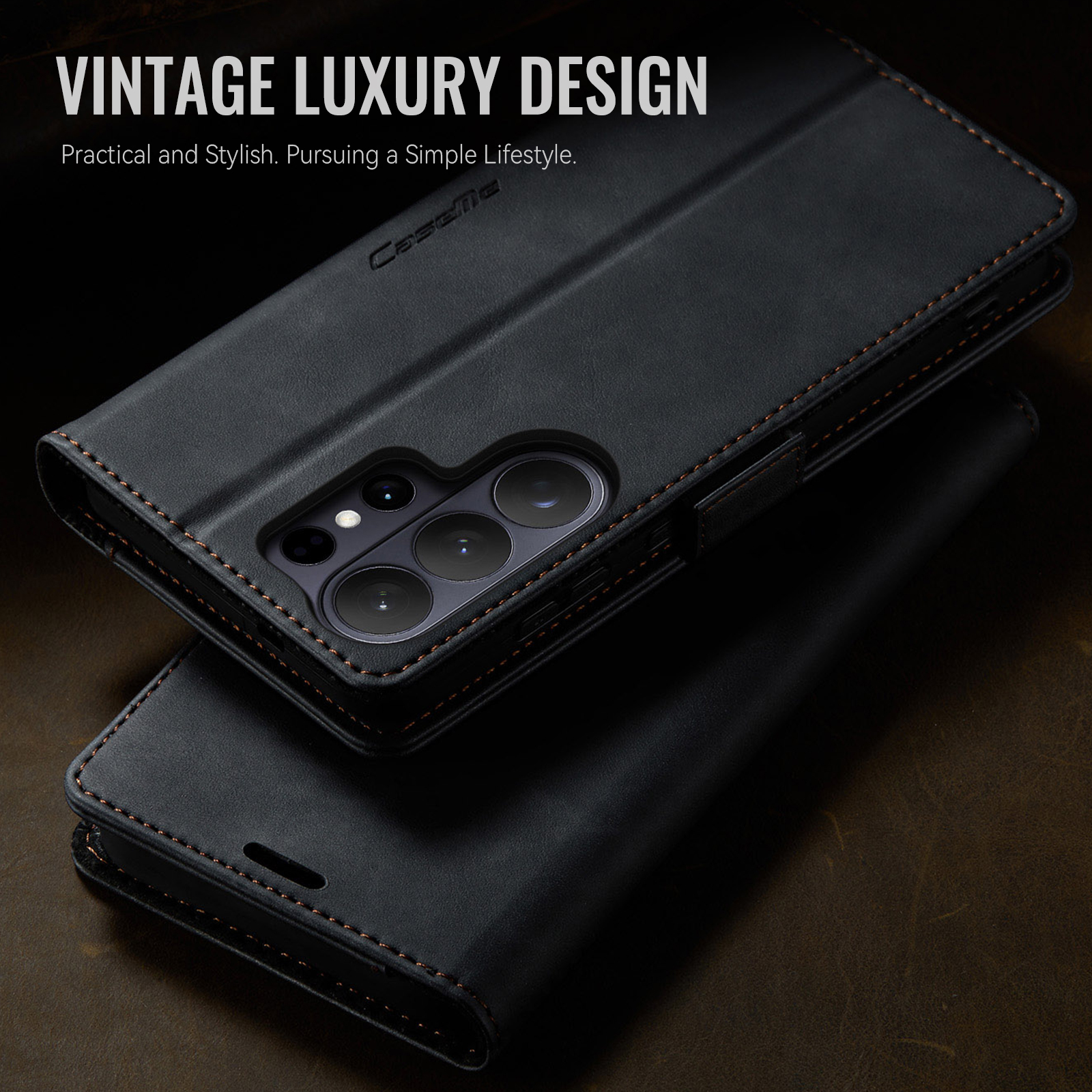 Case For Samsung Galaxy S26 Ul - Leather Folio Wallet Case recension och pris