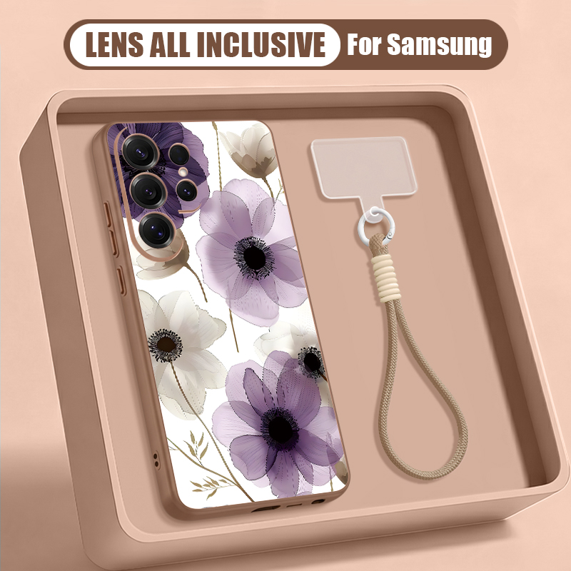 Purple Floral Magnetic Case Fo - Phone Cases Purple recension och pris