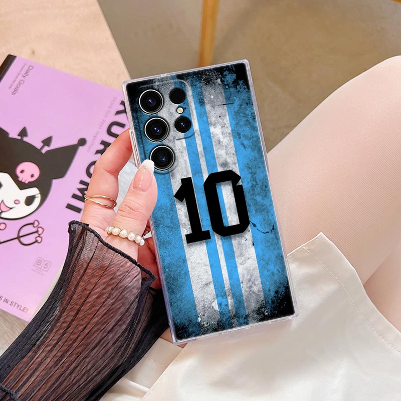Cool Football Number 10 Transp - Phone Cases Galaxy S26 recension och pris