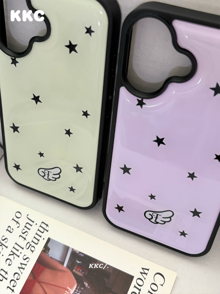 Summer Purple Yellow Stars INS - Phone Cases Purple recension och pris
