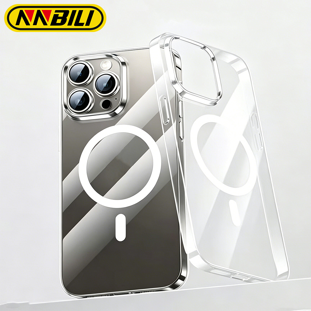 Crystal Clear Magnetic Case fo - Phone Cases That Charge Your Phone recension och pris
