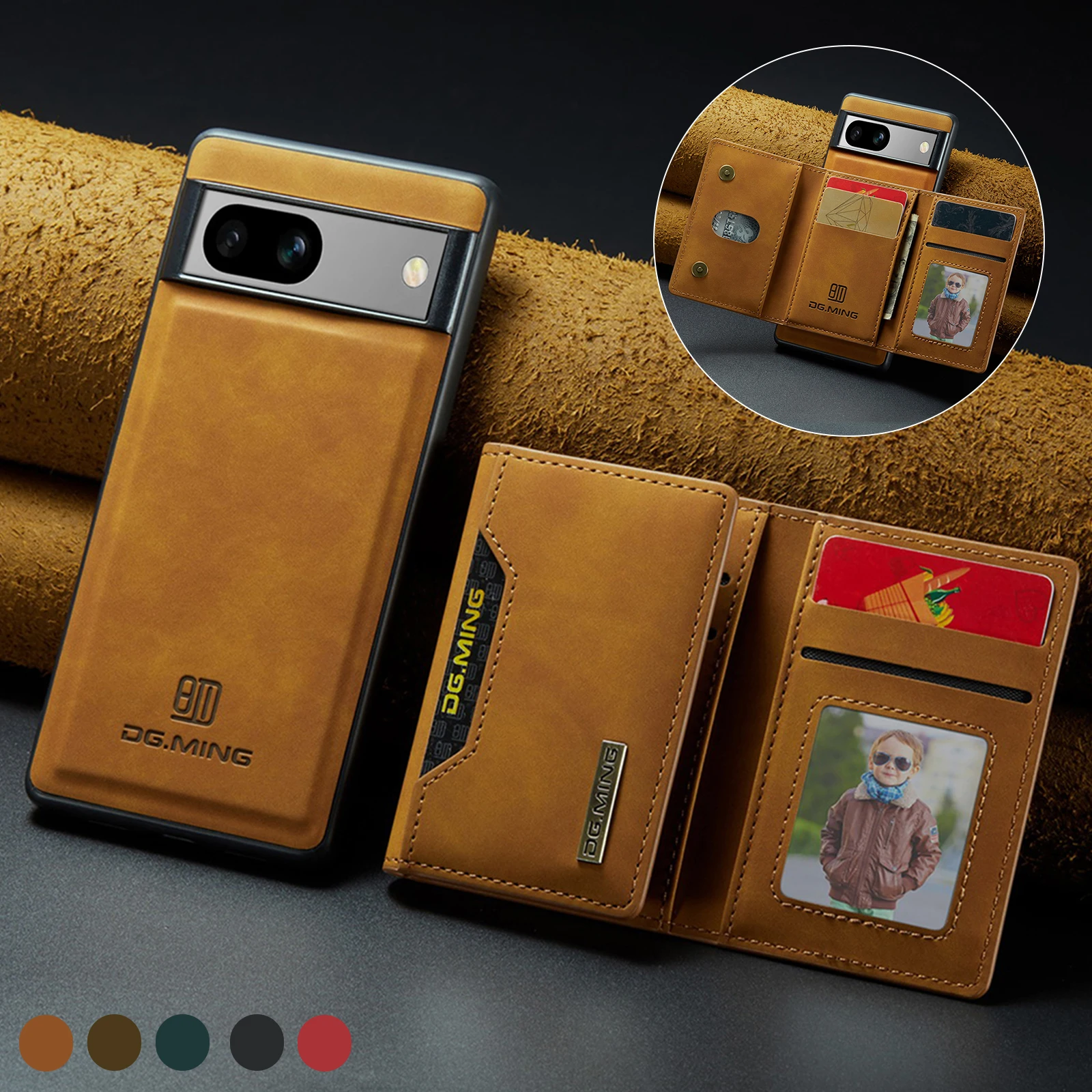 Magnetic Wallet Cards Solt Lea - Leather Folio Wallet Case recension och pris