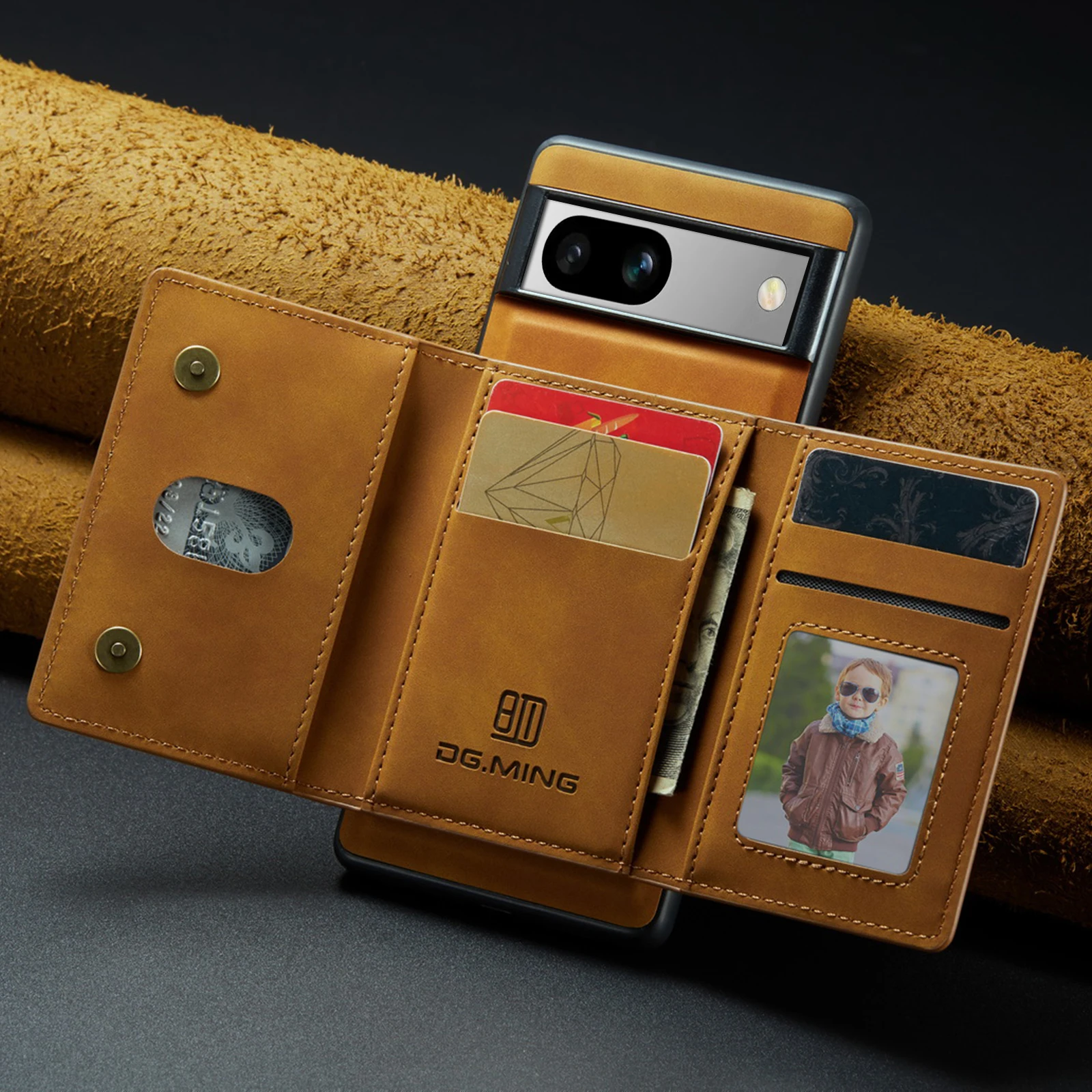 Magnetic Wallet Cards Solt Lea - Leather Folio Wallet Case recension och pris