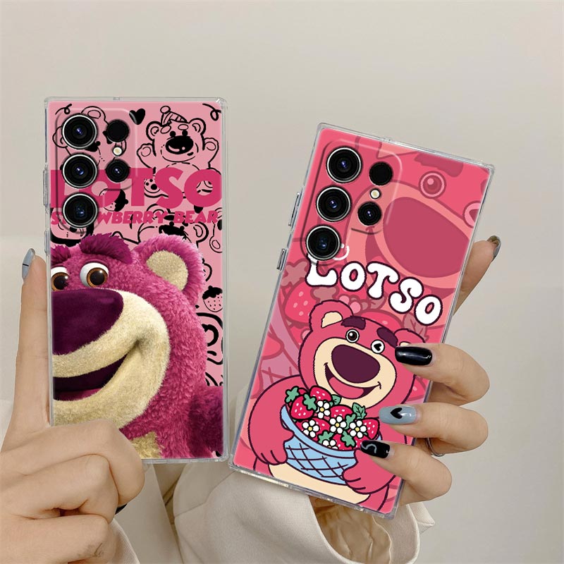 Strawberry Bear Lotso Transpar - Phone Cases Galaxy S26 recension och pris