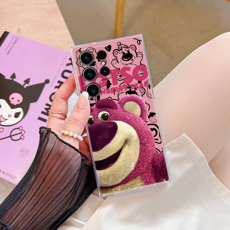 Strawberry Bear Lotso Transpar - Phone Cases Galaxy S26 recension och pris