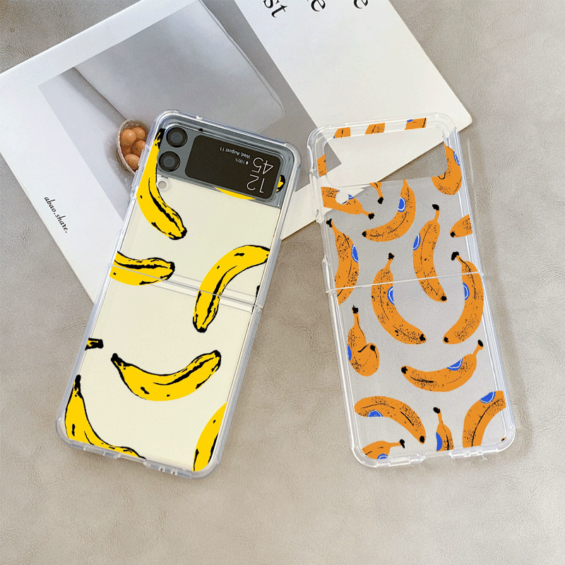 Funny Yellow Banana Fruit Prin - Phone Cases Z Fold 4 recension och pris