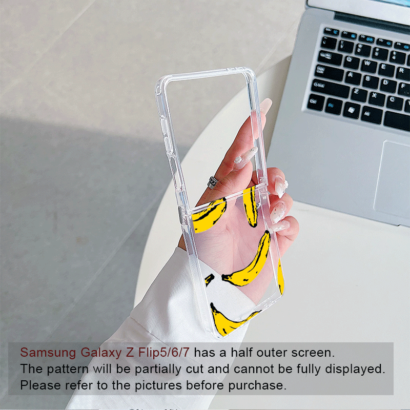 Funny Yellow Banana Fruit Prin - Phone Cases Z Fold 4 recension och pris
