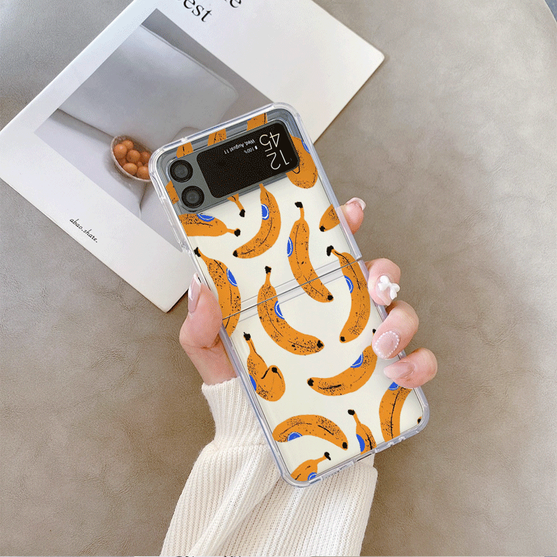 Funny Yellow Banana Fruit Prin - Phone Cases Z Fold 4 recension och pris