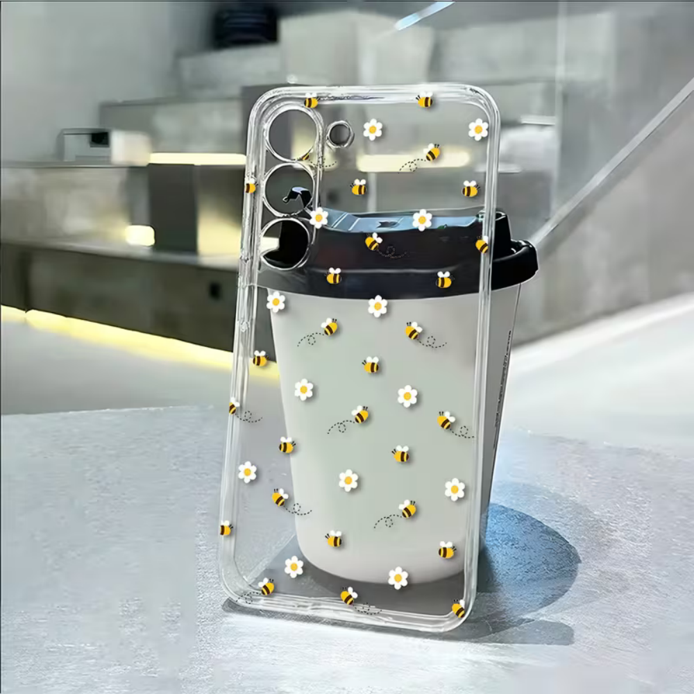 Bee White Flower Phone Case Fo - Phone Cases Galaxy S26 recension och pris