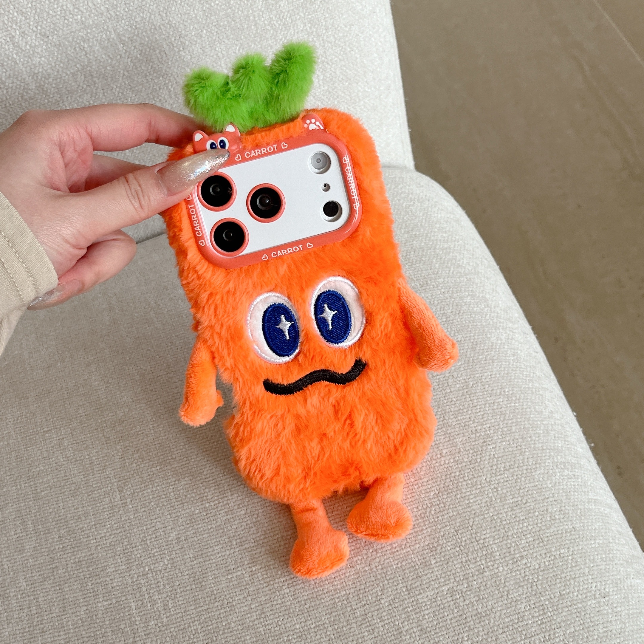 Cute Plush Phone Case with Qui - Phone Cases Iphone 15 Pro Max recension och pris