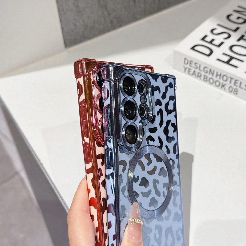New leopard print magnetic Mag - Phone Cases With Loop recension och pris